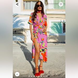 NWT Never Fully Dressed Pink La Dolce vita Brooklyn Dress